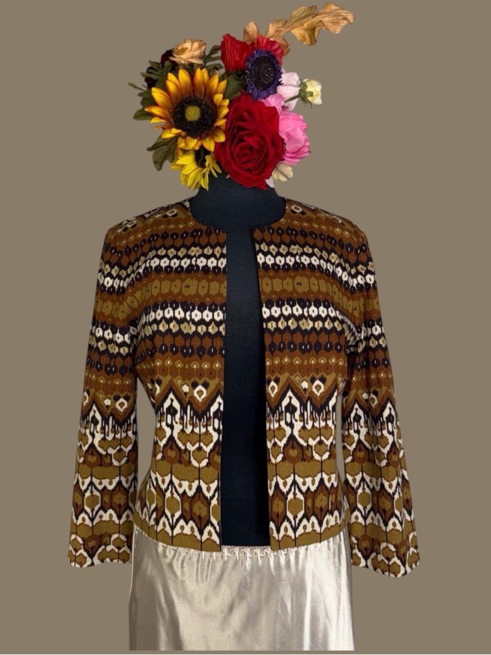 Jessica Howard patterned linen jacket - Picture 14 of 15